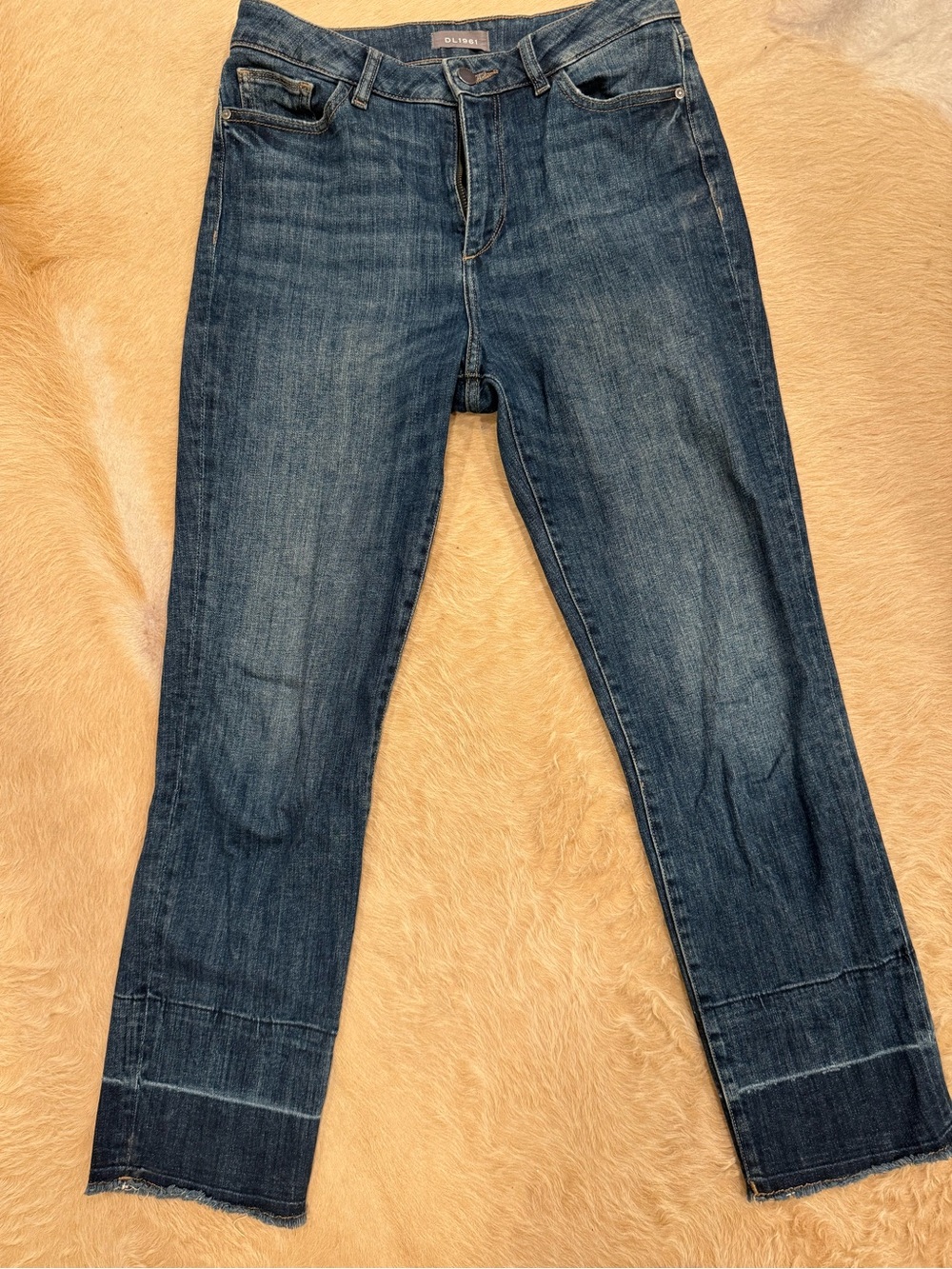 DL1961 Mara Ankle mid-rise instasculpt Straight Leg Jeans